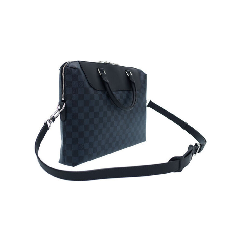 Louis Vuitton Document Cobalt Porte Business Bag PDJ NM Damier Blue Jour